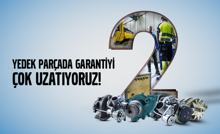 YEDEK PARÇADA GARANTİYİ ÇOK UZATIYORUZ!